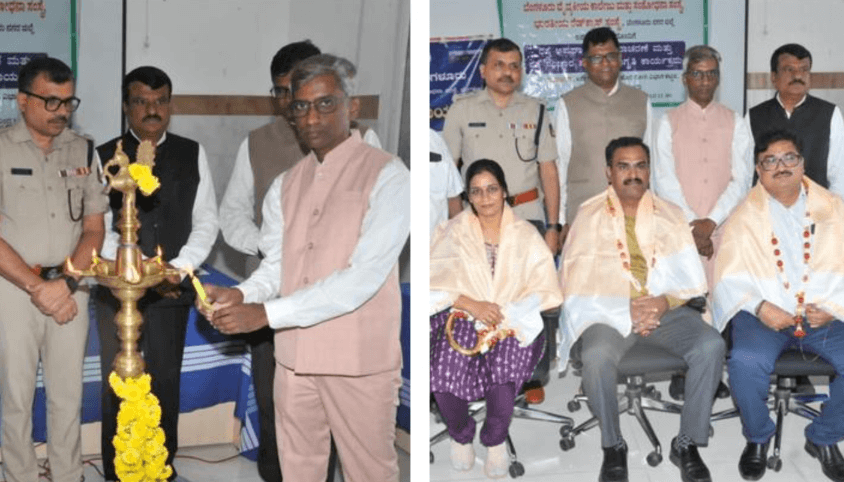 Lamp lighting inaugural and guests honoured at the programme